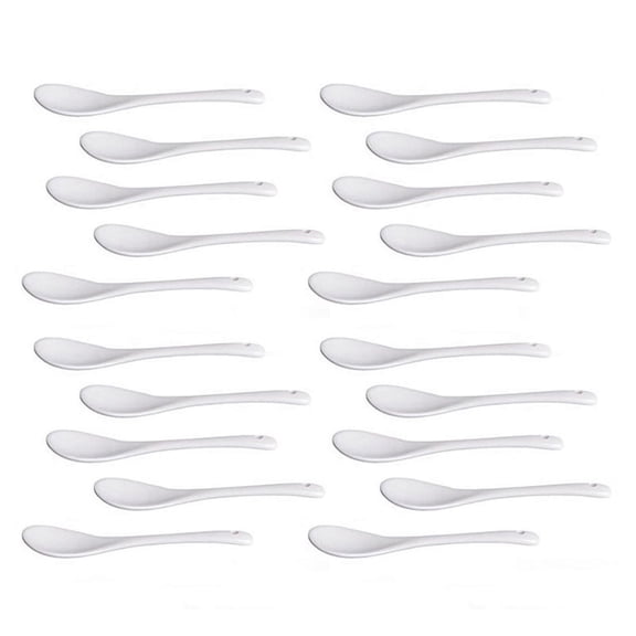 Set of 20 Ceramic Spoon Teaspoon Spoon Jam Honey