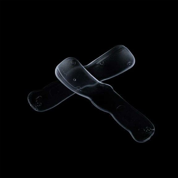Set of 20 Clear Plastic Disposable Dessert Tableware Ice Cream Paddle Spoon