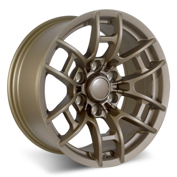 Set of 20" Matte Bronze Pro Style 2020 Wheels for Toyota Tacoma, 4Runner, FJ Cruiser (20x9, Minus 12mm Offset)
