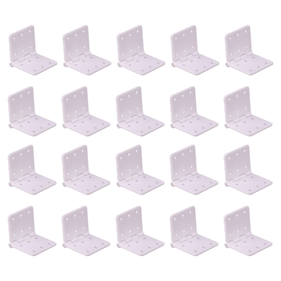 20pcs Nylon Hinges for Model Aircraft Enhancing Stability and Easy Installation on Various Control Application