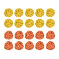 thumbnail image 1 of Set of 20 Pcs Wicker Rattan Balls 1.2 Inch Rattan Decorative Balls for Vase Fillers Home Decor Yellow,Orange, 1 of 5