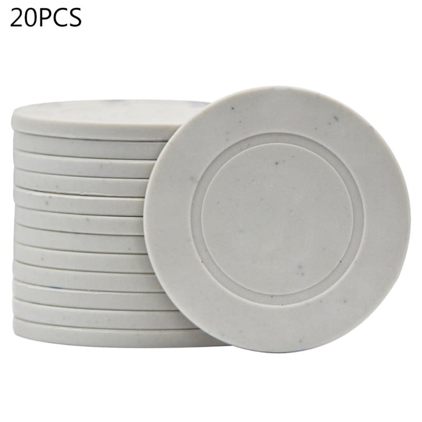 Set of 20 Poker Mahjong Dice Chips Poker Chips Casino Jack Chip Coins