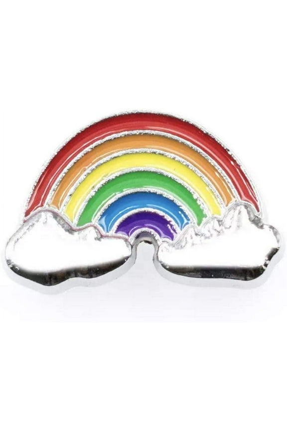Set of 20 Rainbow Slide Charms 8mm for Jewelry/Crafting/Making Charm Bracelets/Charm Necklaces/Charm Wristbands/DIY Jewelry