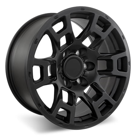 Set of 20" Satin Black Flow Forged 4TR Pro Style Wheels for Tacoma, 4Runner, FJ Cruiser (20x9, Minus 12mm Offset)