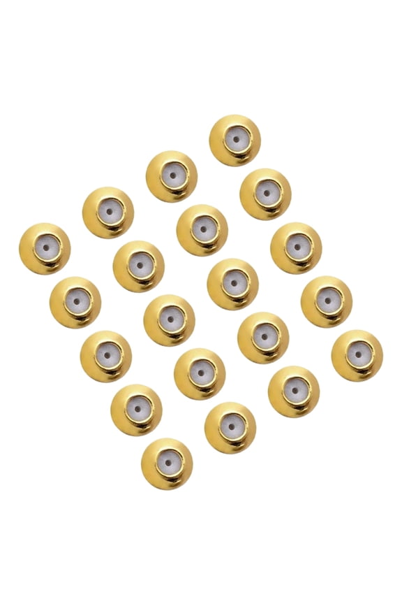 Set of 20 Secure Earring Backs Studs Locking Clutch Secure Locking Backing Earring Plugs Suitable for Earrings Jewelry