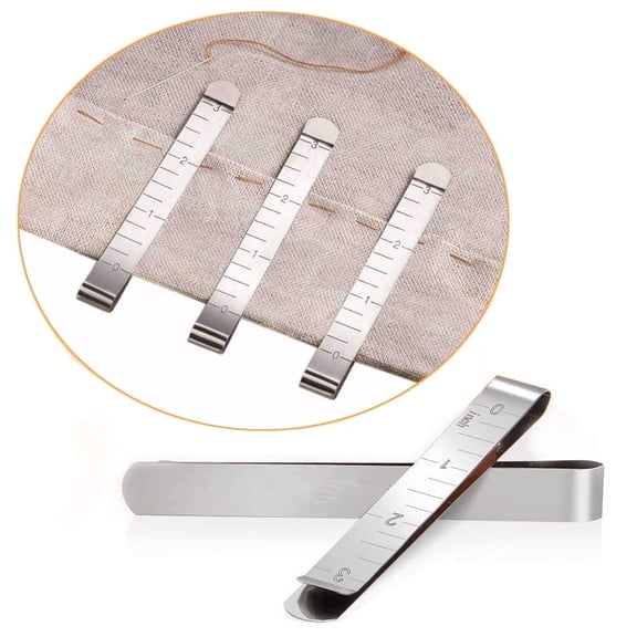 20 Pcs Stainless Steel Sewing Clips, 3 inch Hemming Clips for Quilting & Sewing Supplies