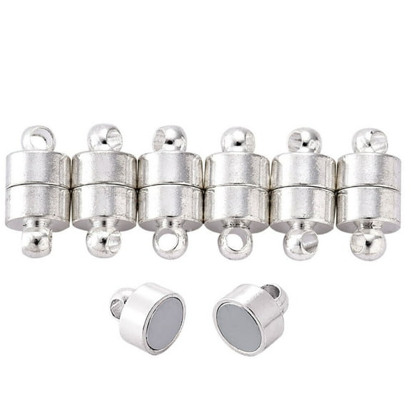 Set of 20 Strong Magnetic Clasps for Necklace Bracelet Jewelry Findings 12x6mm