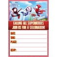 thumbnail image 1 of Set of 20 Super Web Action Happy Birthday Invitation Cards & Envelopes – Lightweight (240g), Postcard Style Invites for the Perfect Party Pack, 1 of 1