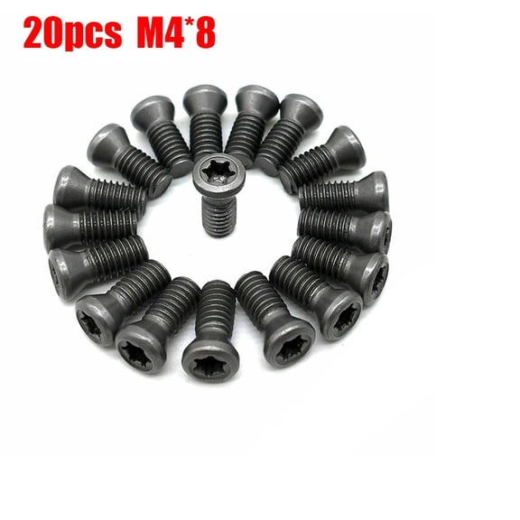 Set of 20 Torx Drive Screws M2 M2.5 for .5 M5 for Replacing Carbide Blade Fasteners in CNC Lathe Tooling Systems (* 8)