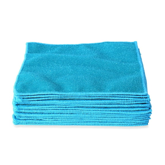 Shop LC Set of 20 Turquoise Kitchen Towels Double Sided Microfiber and Scratch Fiber Dish Cloth Birthday Gifts