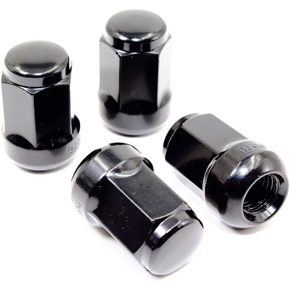 Set of 20 Veritek 12x1.5 Black Radius OEM Factory Style Lug Nuts For Honda Acura Civic Accord Integra DX LX EX TLX TSX