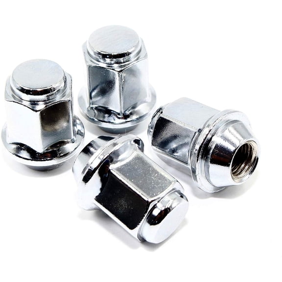 Set of 20 Veritek 12x1.5mm 13/16 21mm Hex 1.37 Inch 34.8mm Length Chrome OEM Factory Style Acorn Seat Lug Nuts for Hyundai KIA Factory Wheels