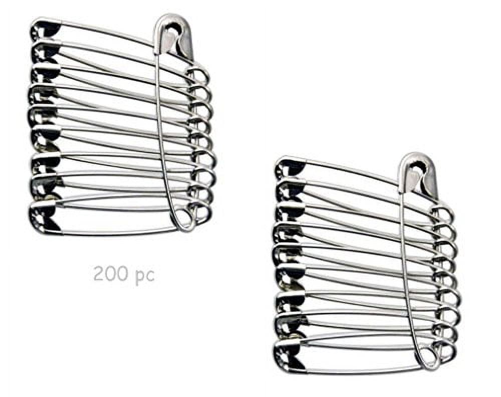 Set of 200 Extra Large 13/4" Safety Pins