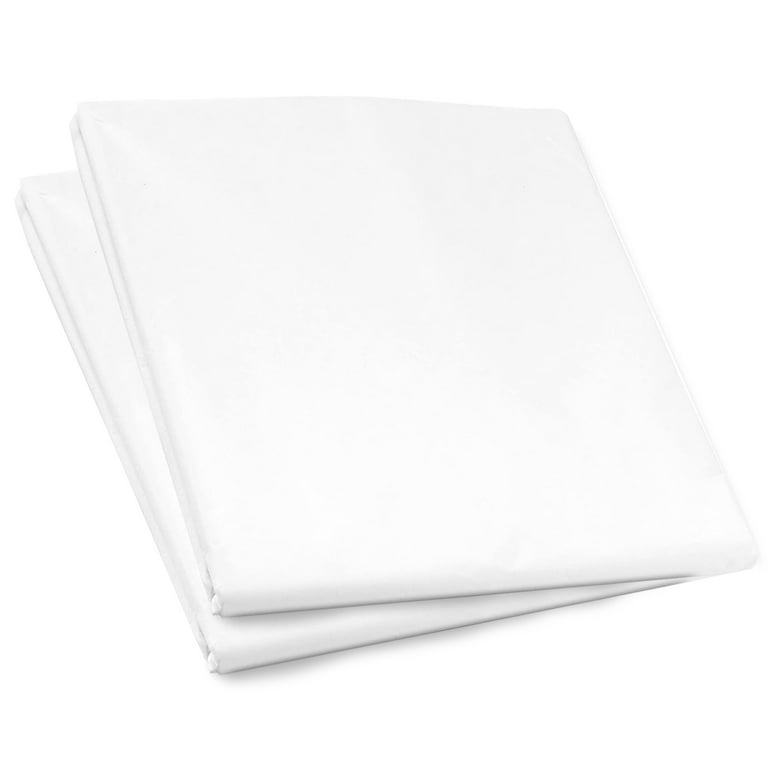120 Sheets Black & White Tissue Paper - 20x14 Inch Gift Wrap Bulk Pack