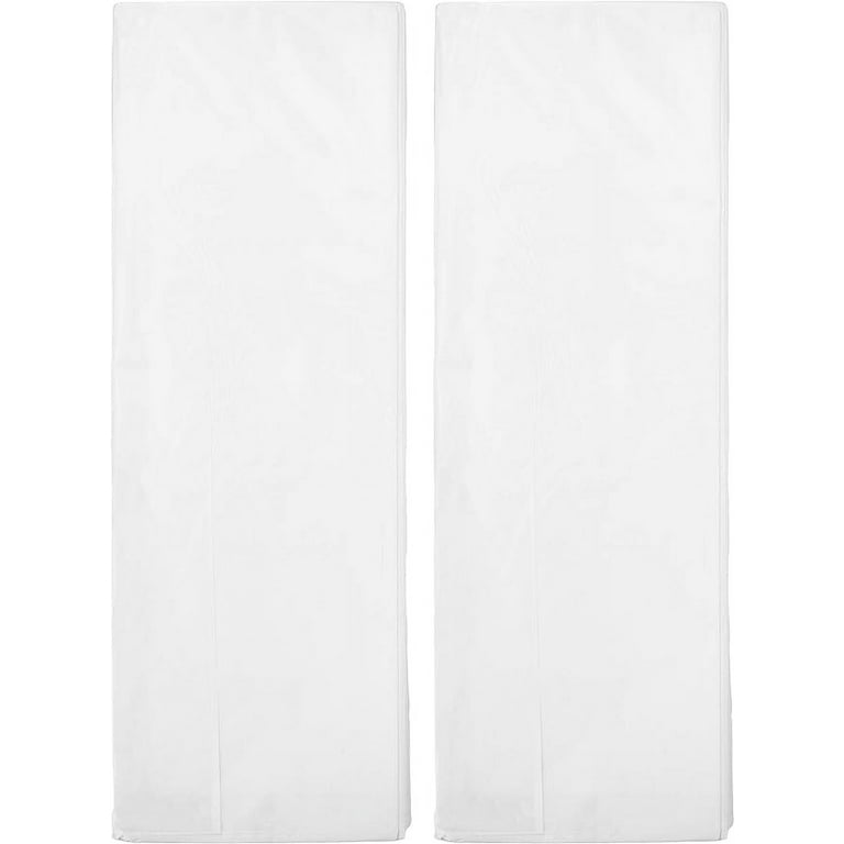 Set of 200 Sheets of White Tissue Paper - Measures 20in x 20in - for Wrapping Fragile Items, Presents, Bag Filling, and More!