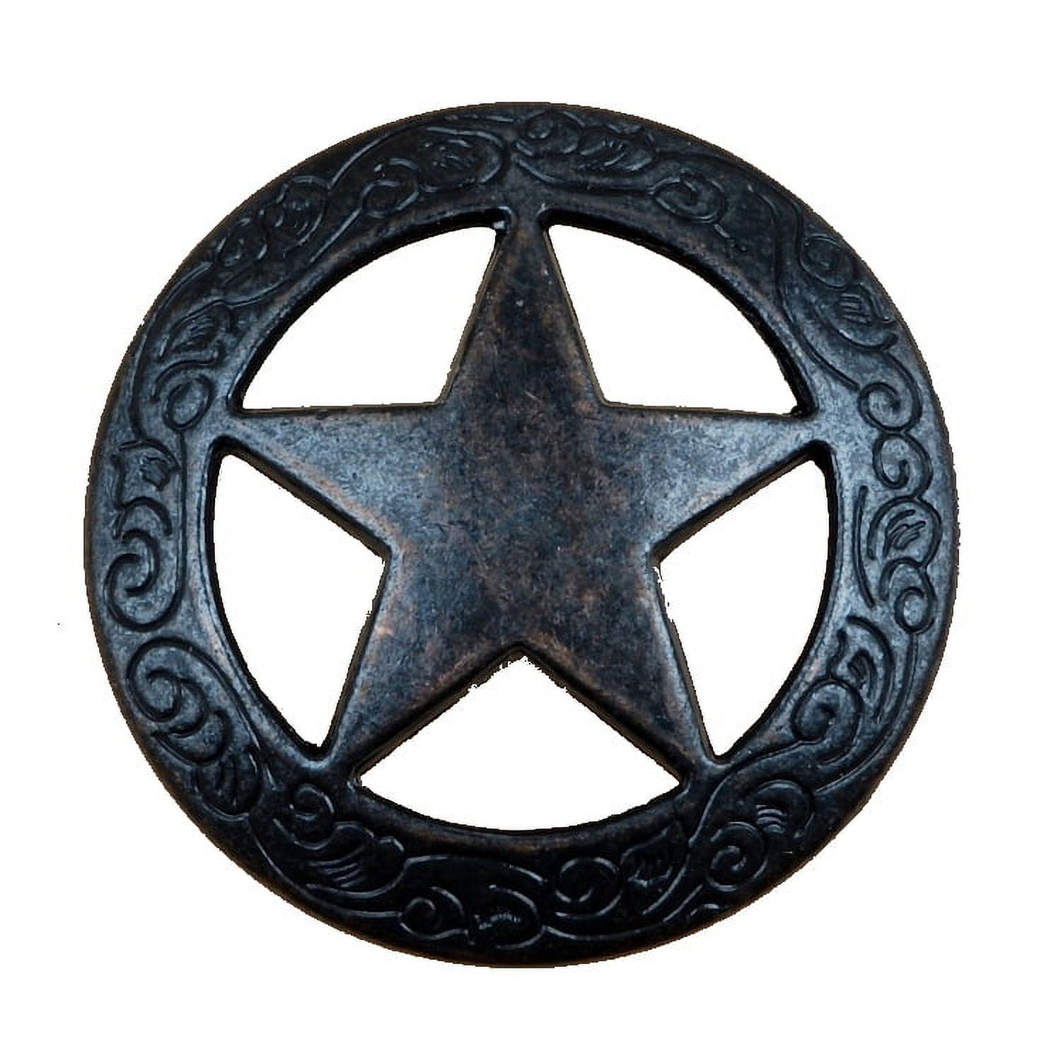 Set of 24 Garland Star with Rope Drawer Cabinet Handle in Oil Rubbed Brass