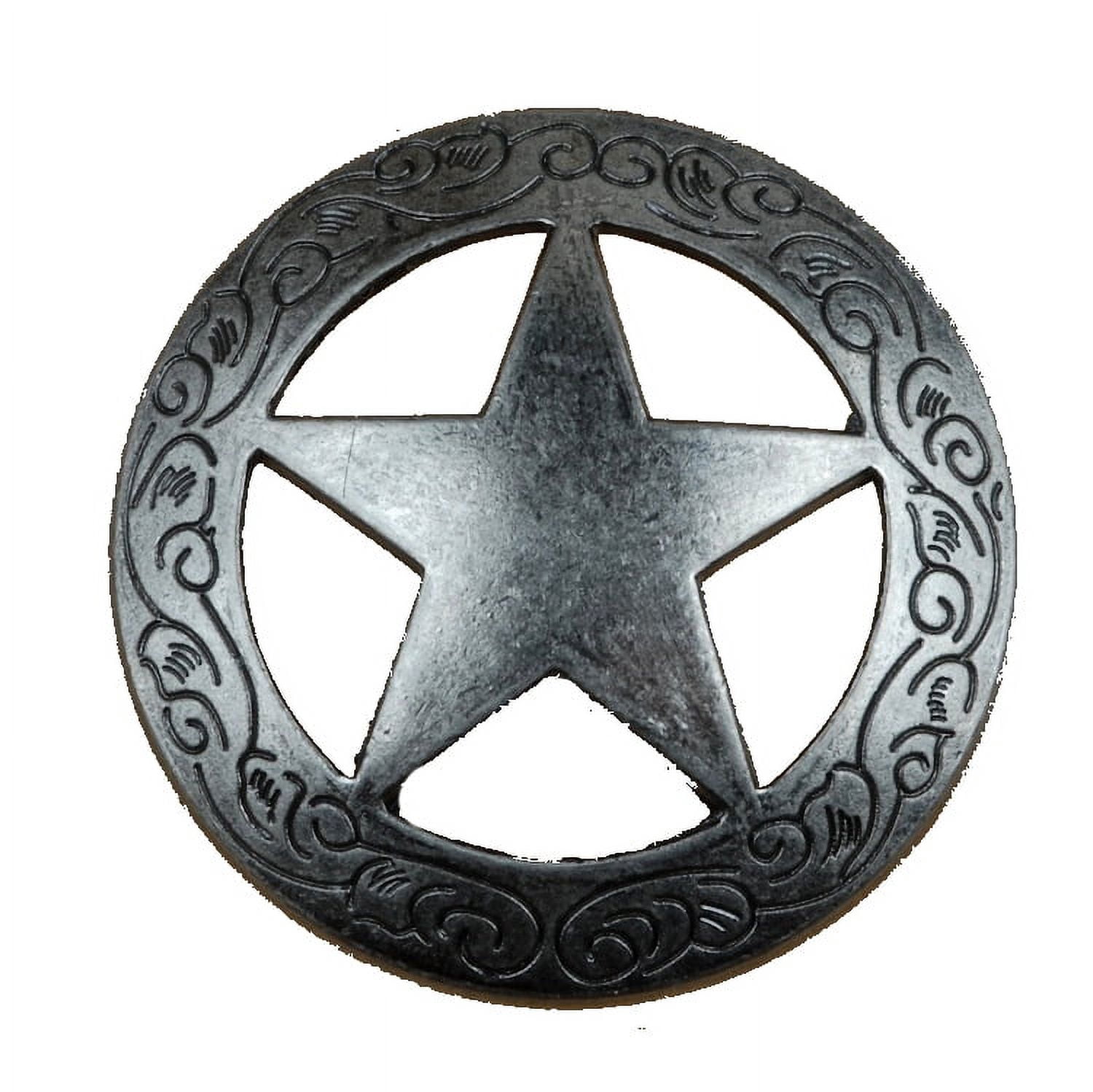 Set of 24 Garland Star with Rope Drawer Cabinet Handle in Old Silver