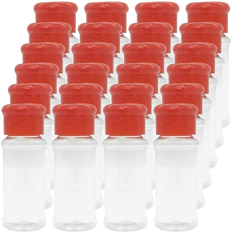 https://i5.walmartimages.com/seo/Set-of-24-Pcs-Plastic-Spice-Bottles-with-Sifter-Lid-2-Oz-Clear-Reusable-Containers-Jars-for-Home-Kitchen-Herbs-Seasonings-Confectionary-Toppings-Red_66767b3f-3f1f-4958-a513-db69cf8224a6.2faaf0a7c8402cda6ba094989fd076a6.jpeg?odnHeight=768&odnWidth=768&odnBg=FFFFFF