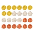 thumbnail image 1 of Set of 24 Pcs Wicker Rattan Balls 1.2 Inch Rattan Decorative Balls for Vase Fillers Home Decor Yellow,Orange,White, 1 of 5