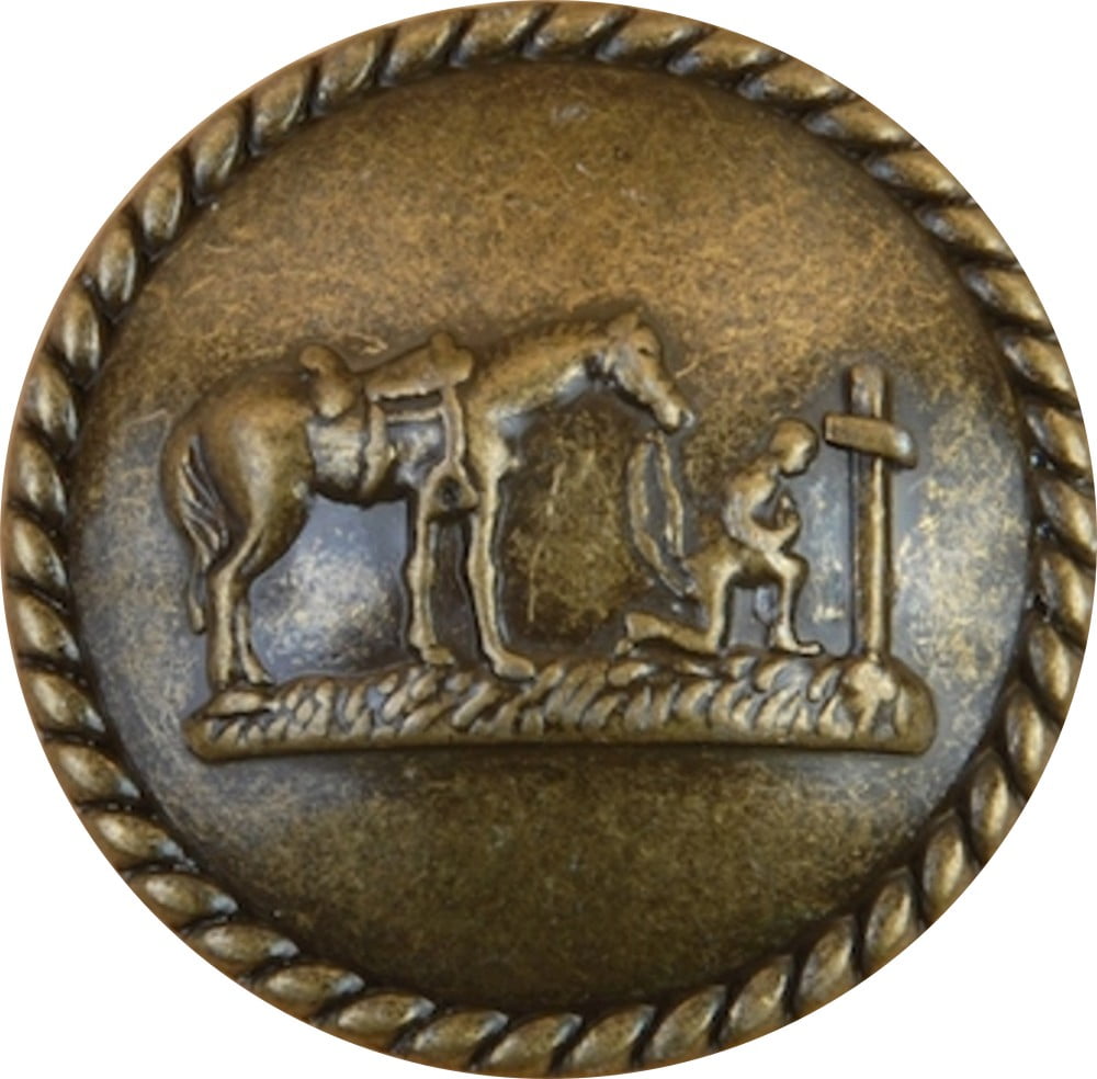 Set of 24 Praying Cowboy, Cowboy Church Drawer Cabinet Knob in Antique Brass