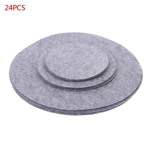 Set of 24 Soft Felt Plate Dividers 3 Sizes Pan Separator Pads Cookware Bakeware