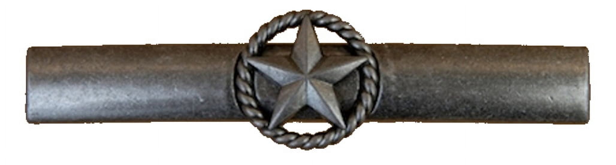 Set of 24 Star with Rope Drawer Cabinet Handle in Old Silver