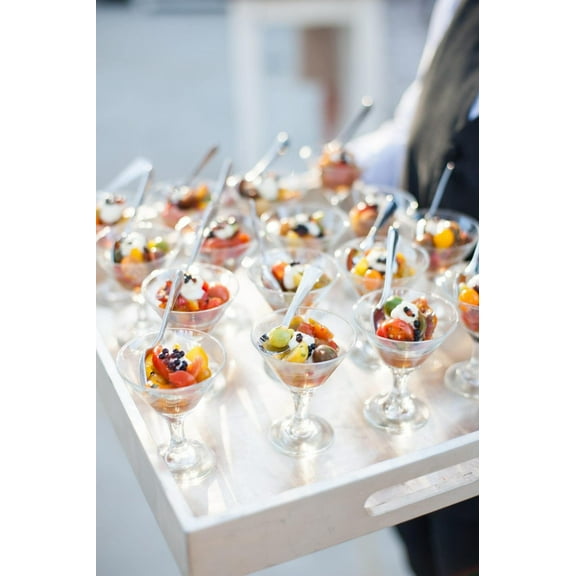 Set of 25 Appetizer Snacking Cups w/Mini Forks Set