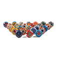 thumbnail image 1 of Set of 25 Boho Multicolor Ceramic Cabinet Knobs - Vintage Cupboard Dresser Drawer Pulls Assorted Hardware Knobs, 1 of 1