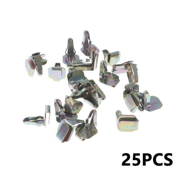 Set of 25 Door & Trim Panel Clips 5/16" Hole Metal Fit for Chrysler Dodge