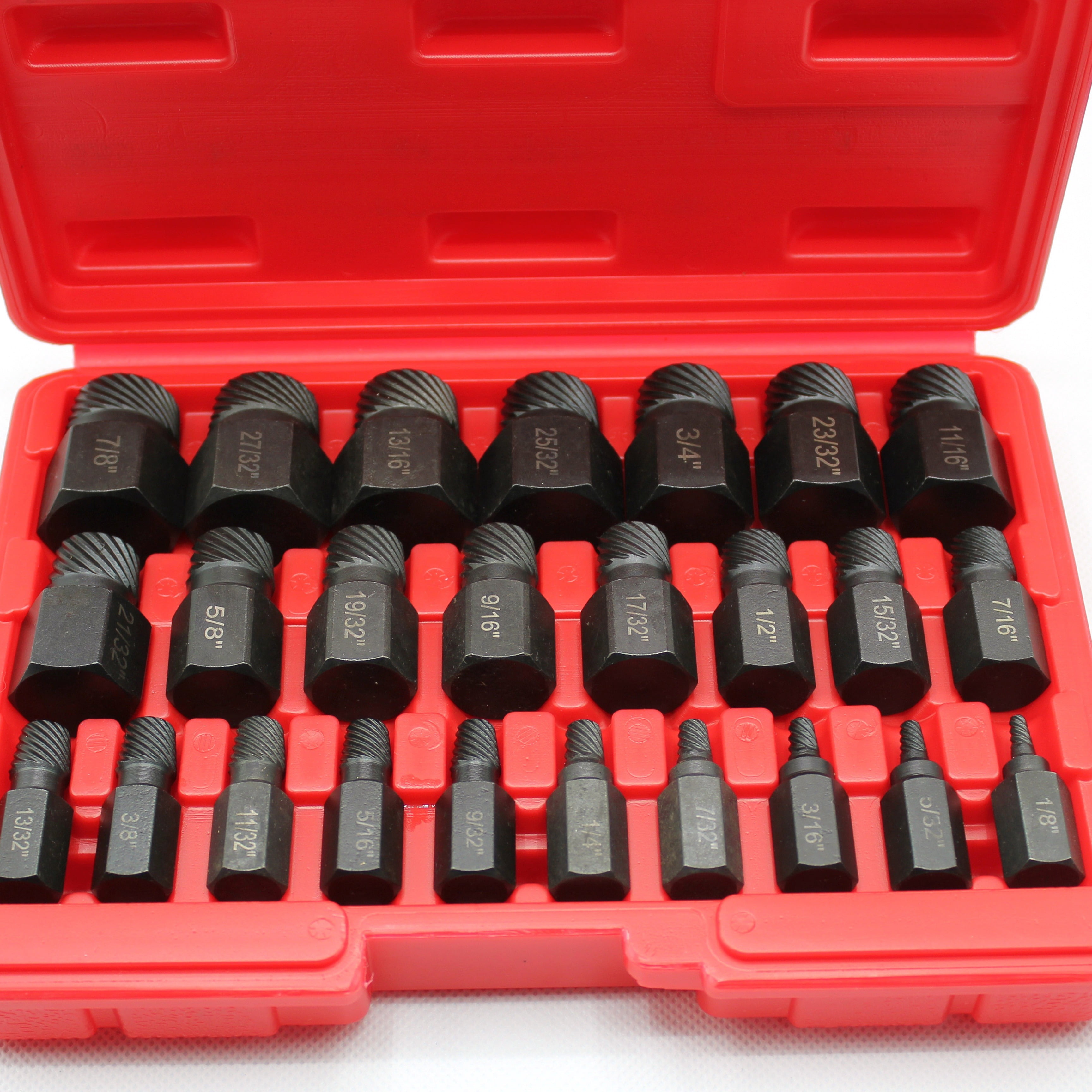 Set of 25 Multispline Screw And Bolt Extractors, Designed for Easy ...