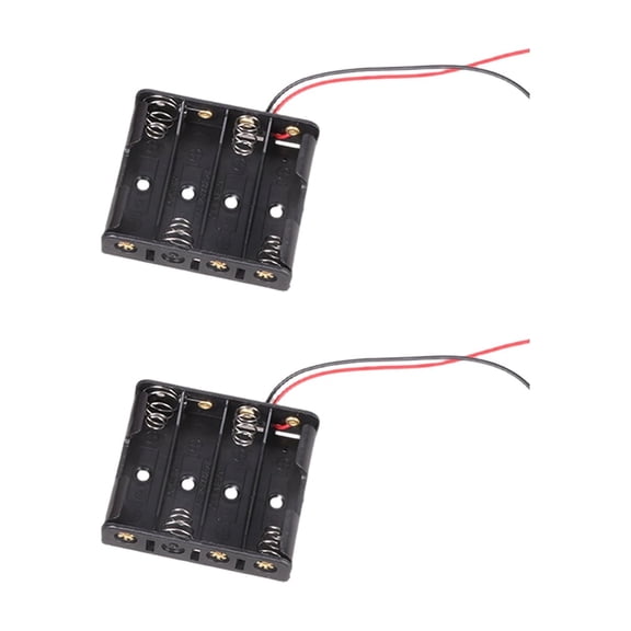 Set of 2pcs Portable 2A Case Storage Box with Secure Wiring Connection for Toy and Small Appliances