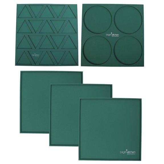 Set of 3 - 14" x 14" Silicone Sheets for Excalibur Dehydrator Bright Kitchen Re-Usable Non-Stick Mat