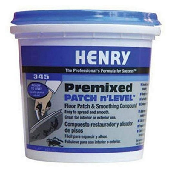 Set of 3, ARDEX Henry, WW Company 12063 Pre-Mixed Floor Patch, 1 Quart.