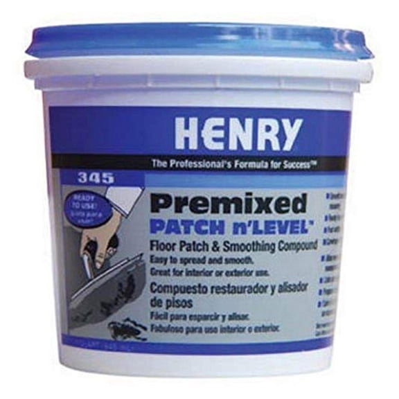 Set of 3, ARDEX Henry, WW Company 12063 Pre-Mixed Floor Patch, 1 Quart.