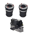 thumbnail image 1 of Set of 3 Air Suspension Compressor Pump-Front Air Suspension Spring Bag For 2001-2006 BMW X5, 1 of 6