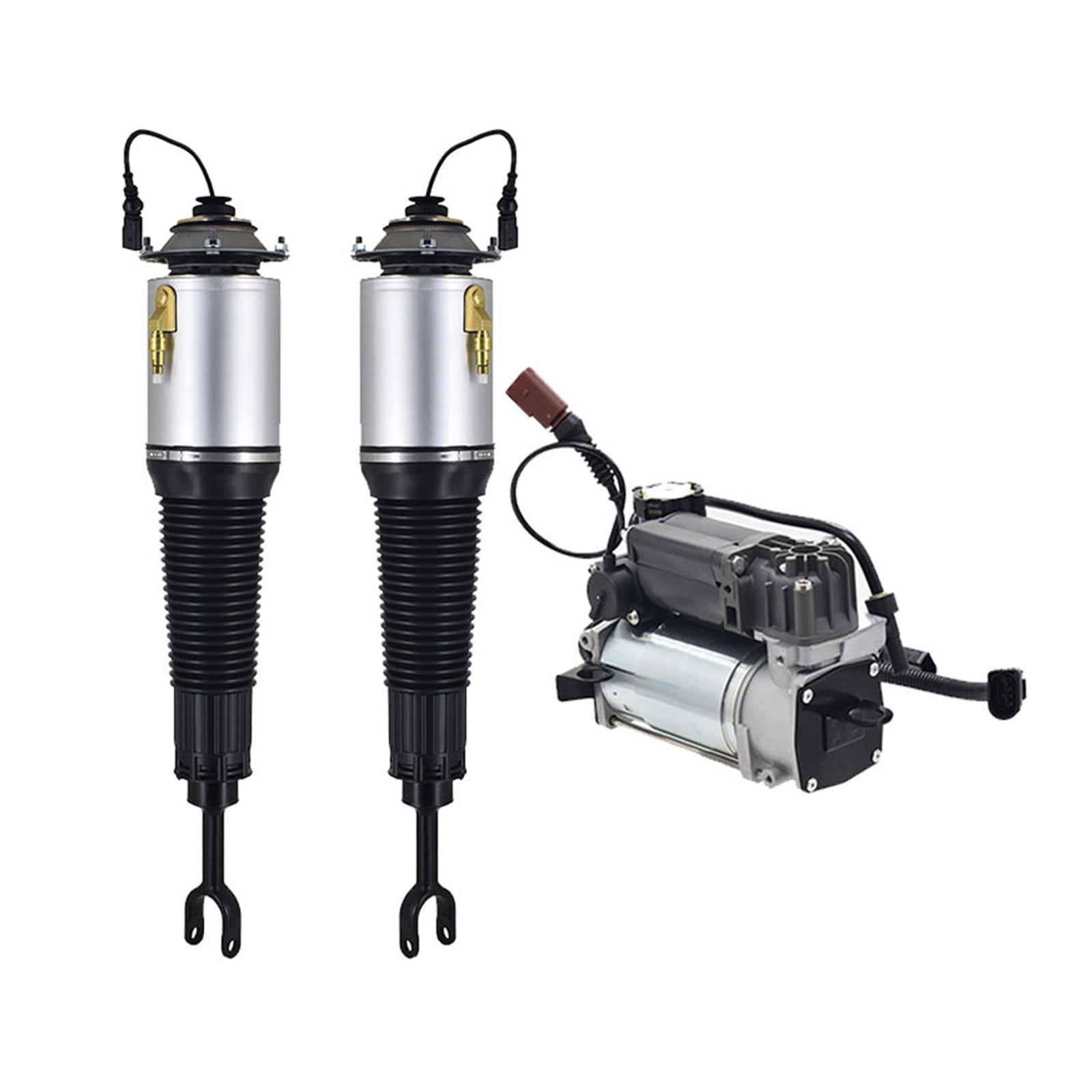 Set of 3 Air Suspension Compressor Pump-Front Air Suspension Spring ...