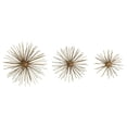 thumbnail image 1 of Set of 3 Antique Gold Bursts Wall DÃ©cor, 1 of 6