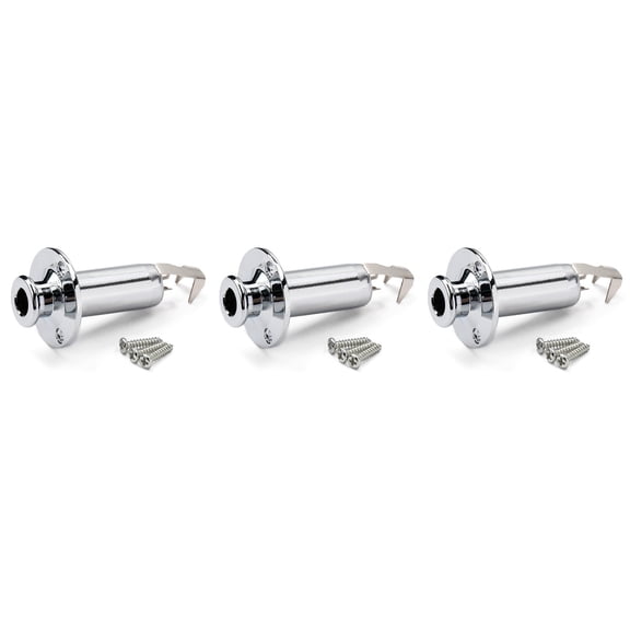Set of 3 Bass Tuner Locking Tuners Guitar Cord Electric Guitars Silver