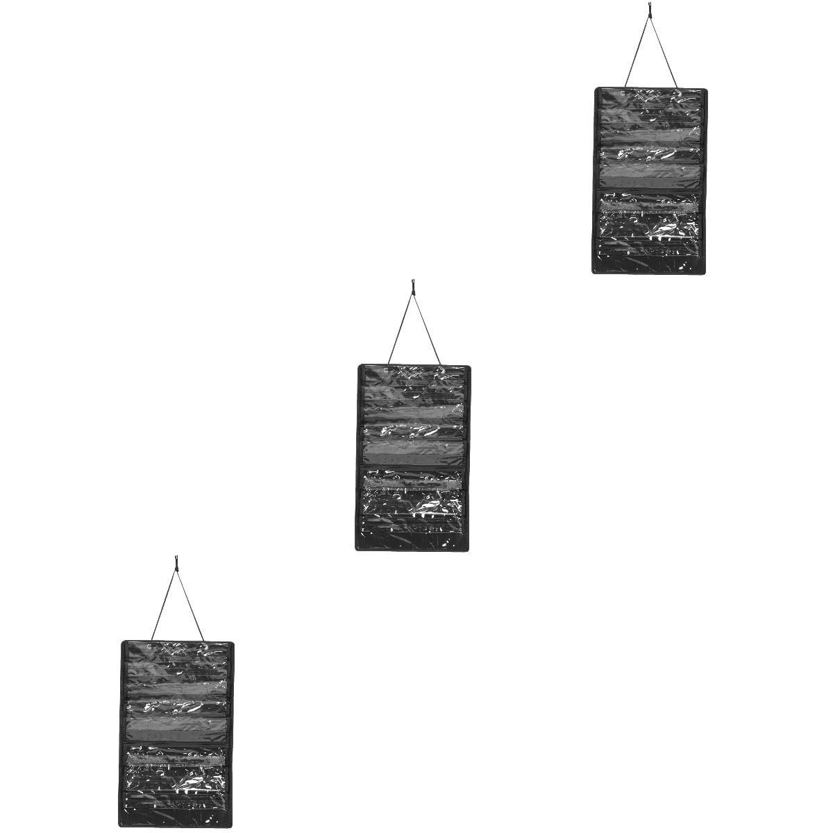 Set of 3 Belt Display Stand Pocket Karate Hanging Storage Shelves Honor ...