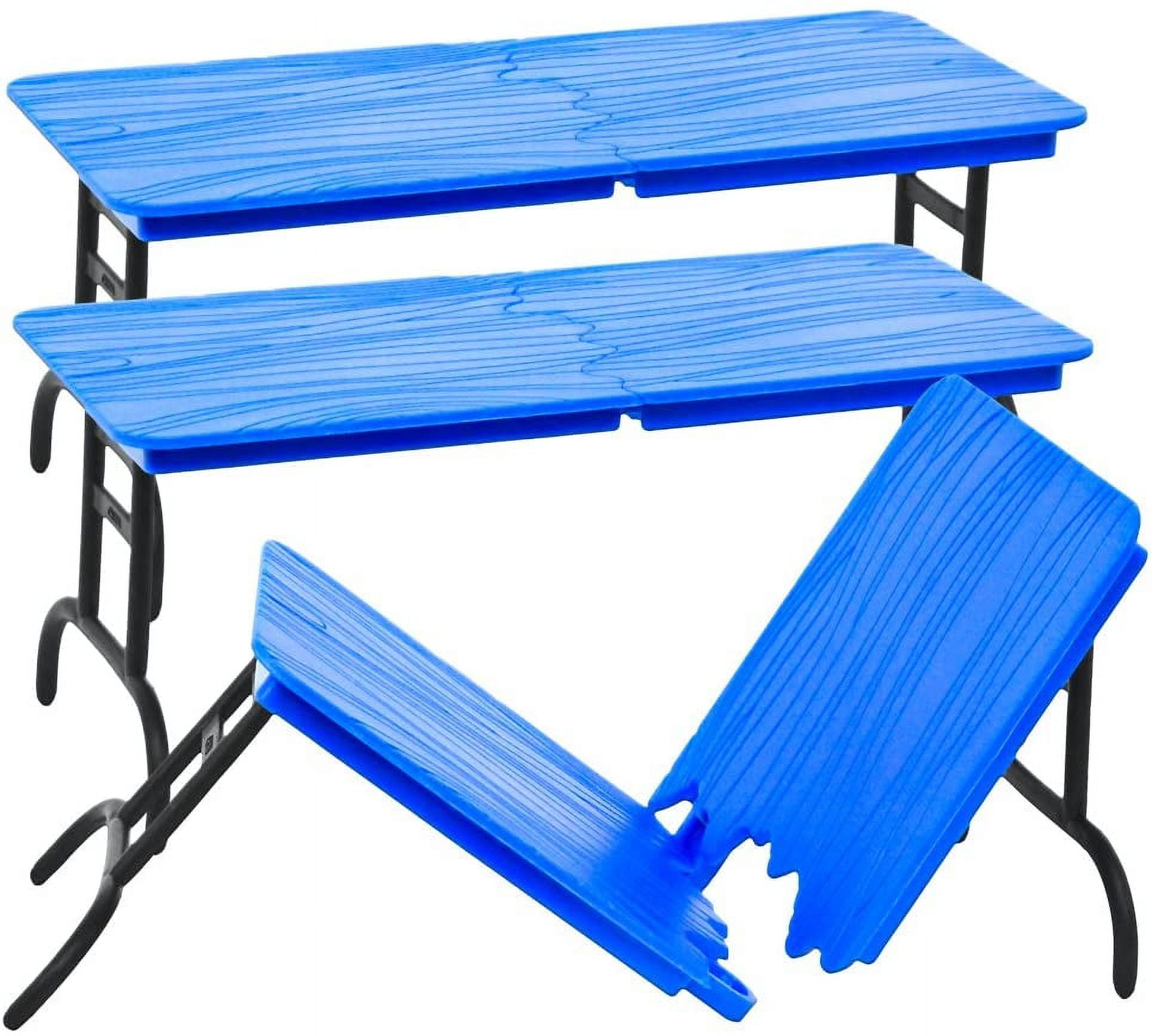 Set of 3 Blue Break Away Table for WWE Wrestling Action Figures