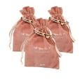 thumbnail image 1 of Set of 3 Bridal Party Proposal Pouch with Butterfly Bracelet - 3 Bridesmaids - Rose Gold, 1 of 10