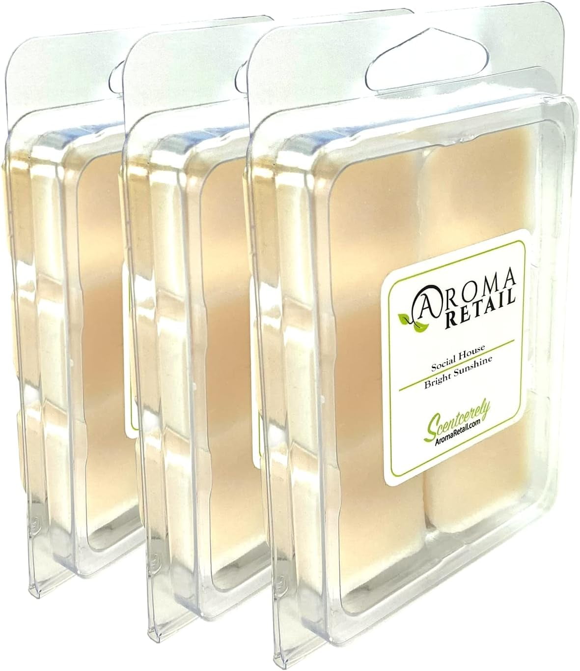 Set of 3 Bright Sunshine Scented Soy Wax Melts for Wax Melter and Candle Warmer