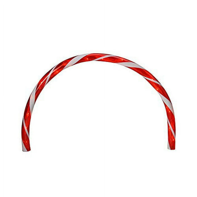 Set of 3 Candy Cane Arch Outdoor Christmas Pathway Markers