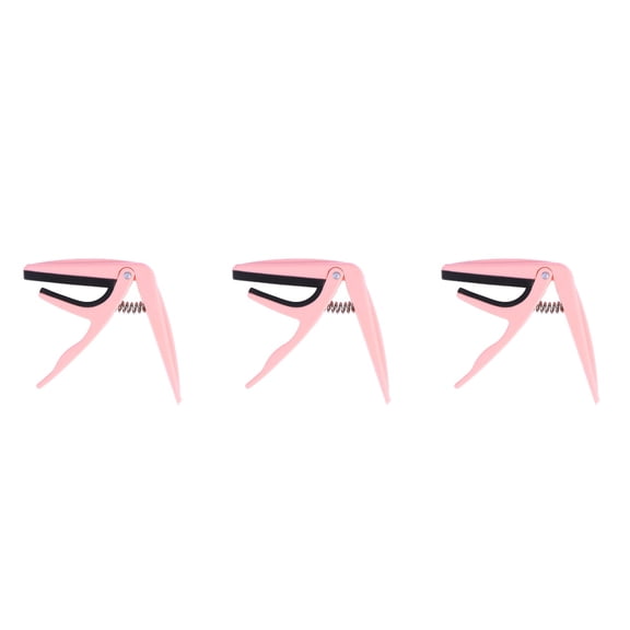 Set of 3 Capo Pink Adjustable Ukulele Beginner Experienced Player