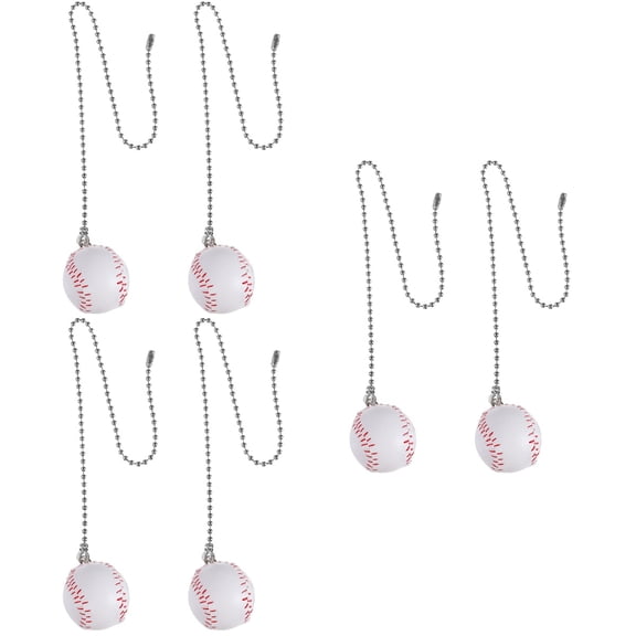 GETAJGHSD Baseball Lamp Pendants Hanging Decoration for Home White 6Pcs