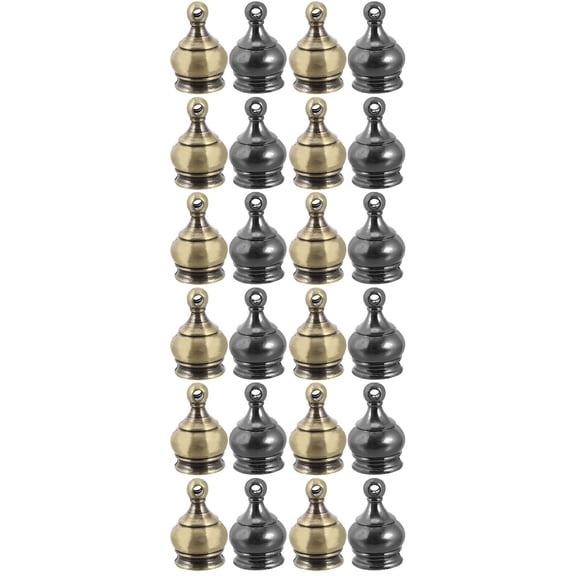 Set of 3 Chandelier Cap Nuts Table Lamp Decoration Accessory