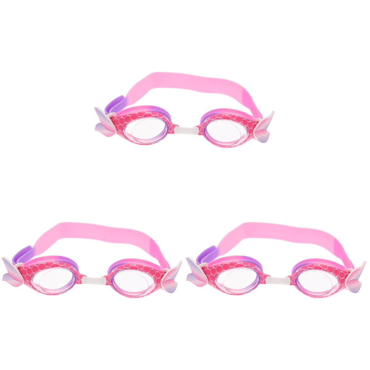 Set of 3 Children's Swimming Goggles Boys Summer Outfits Kids Clothing