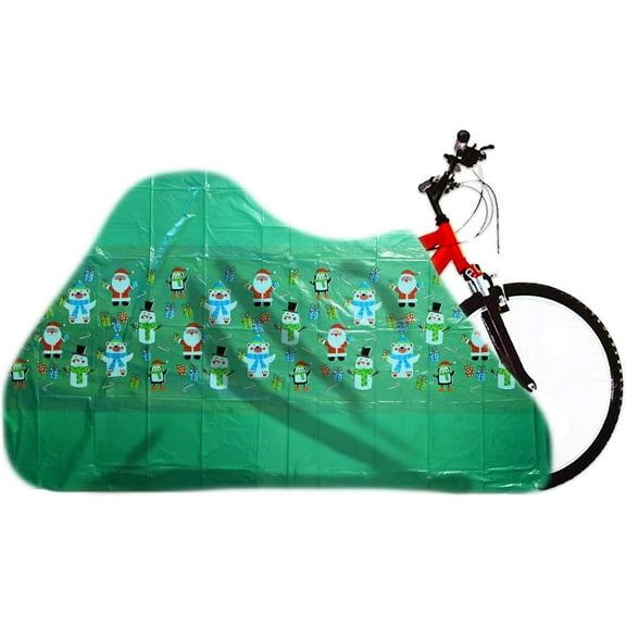 Set of 3 Christmas Gift Bags Jumbo/Giant Bike Size 60"x72"- Santa, Snowman, Snowflake (3 Bags)
