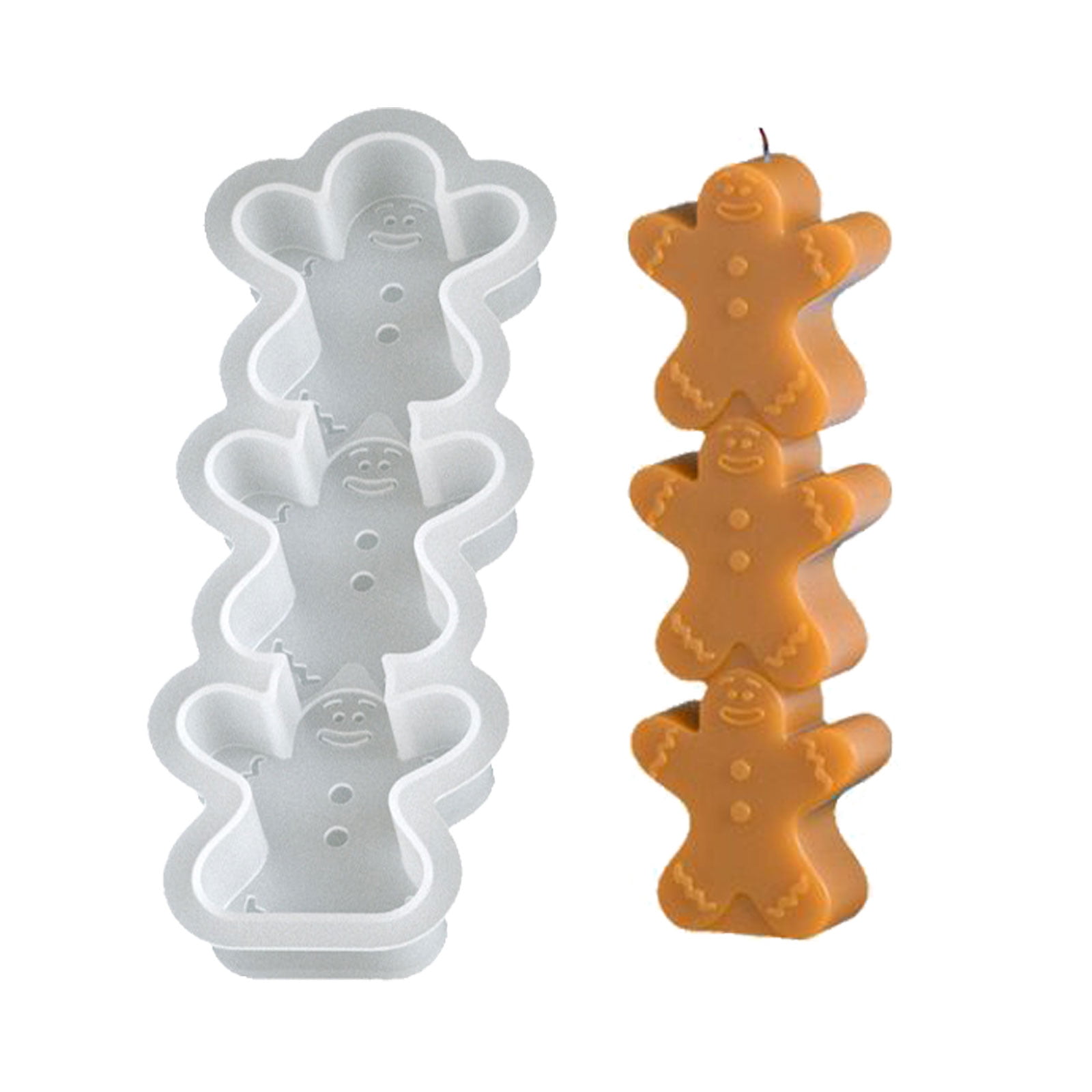 Set of 3 Christmas Molds Santa, Tree & Man for Making - Walmart.com