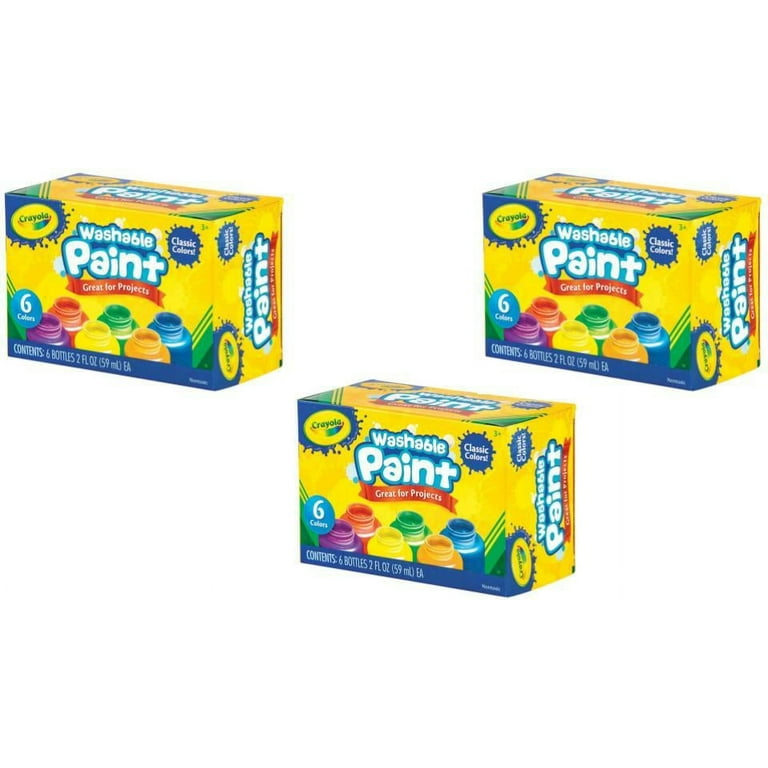  Crayola LLC : Paint Brush Pens, Washable, Nontoxic, 5/PK,  Assorted -:- Sold as 2 Packs of - 5 - / - Total of 10 Each : Toys & Games